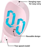 Portable Dog Water Bottle - Leak Proof Dog Water Dispenser with Bowl & Food Container, Dishwasher Safe Food Grade Plastic for Pet Puppy Outdoor Walking Hiking Travel Pink