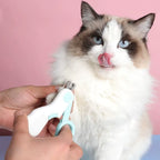 LED Light Cat Dog Nail Clipper Cutter Professional Pet Claw Trimmer with Safety Lock Puppy Kitten Animals Care Grooming Tool Kit